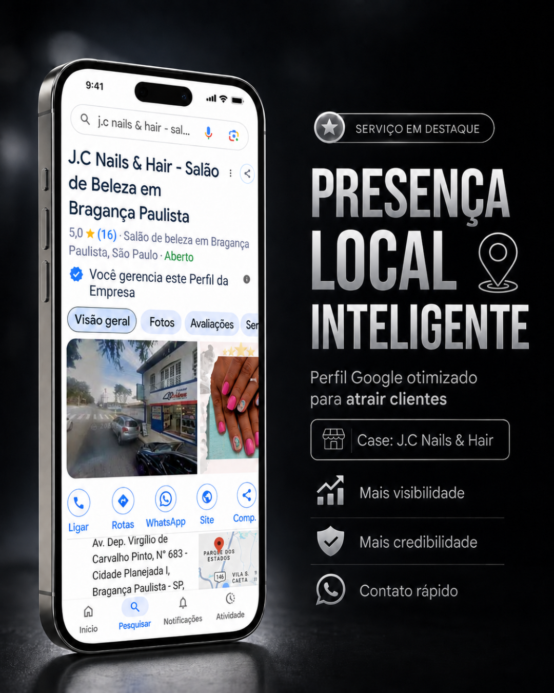 PRESENÇA LOCAL - NAILS E HAIR