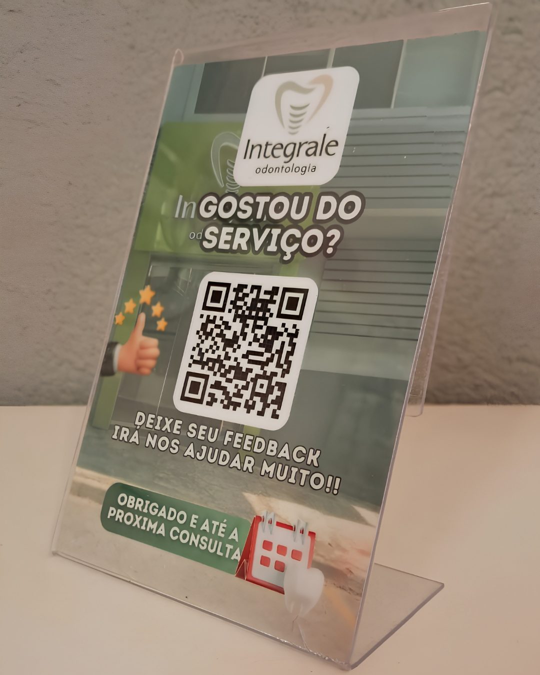 PLACA QR CODE - +AVALIAÇÃO
